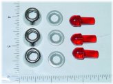 Retro Toy Part Trio - Red Flasher Set