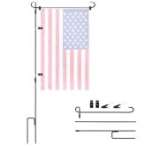 Garden Flag Stand with Anti-Wind Clip