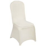 Ivory Stretch Chair Covers Set