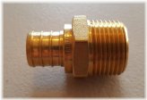 Brass Threaded PEX Adapter Set (Lead-Free)