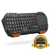 TouchWave Bluetooth Keyboard with 30ft Range for Gaming and VR