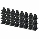 FlexiHold Cable Clamps - Set of 24 Self-Adhesive Adjustable Ties and Clips