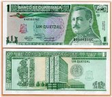 Quetzal Paper Currency from Guatemala, 1991