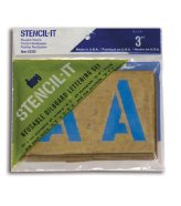 Stencil-It Set: USA-Made Letters, Numbers, and Symbols for Posters