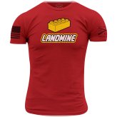 Red Landmine Tee for Men by Grunt Style