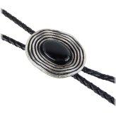 Midnight Stone Bolo Tie