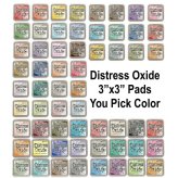 Artisan Hue Ink Pads - Handpicked 3"x3" Distress Oxide Colors by Tim Holtz