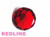 Crimson Gemstone Paperweight