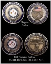 Burke's Challenge: US Navy Recruit Training Command Coin