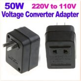 Voltage Travel Adapter - 50W Step Down Transformer for US to 220V Conversion