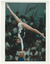 Golden Moments: Shannon Miller Signed Balance Beam Photo