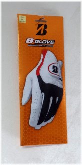 Bridgestone E Glove Left Hand Cadet ML White Leather Black Mesh