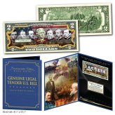 Union Generals Commemorative US $2 Bill Display