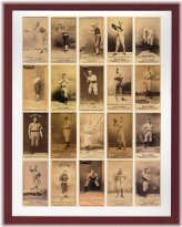 Vintage Legends Uncut Card Sheet