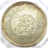 Dragon Trade Silver Dollar - 1876 Japanese Coin