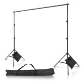 VersaFrame 2x3m Photography Backdrop Stand with Adjustable Crossbar and Carrying Bag