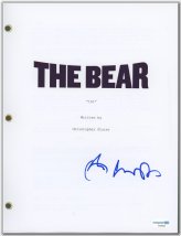 The Bear's Script Autographed by Ebon Moss-Bachrach
