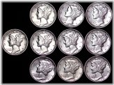 Mercury Silver Dime Collection