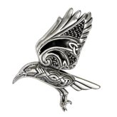 Mystical Raven Triquetra Pendant