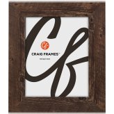 Brown Oak Faux Barnwood Picture Frame by Craig Frames American Barn