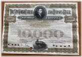 New York Central & Hudson River Railroad Company Bond Stock Certificate