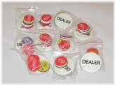 High Stakes Poker Button Set