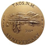 Taos 350th Anniversary Commemorative Medal