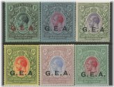 Fresh and Sound German East Africa Stamps with OG LH/HR