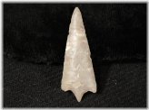 Nigerian Arrowhead Relic: Ancient Stemmed Triangle Flint Artifact