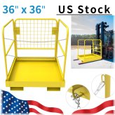 SafeLift Work Platform: Collapsible Rail Aerial Basket (36"x36")