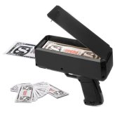 Cash Blast Gun - Replica Money Shooter with 100pcs Bills (Black)