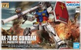 The Origin Ver. RX-78-02 Gundam Model Kit