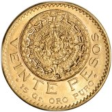 Golden Heritage of Mexico: 20 Pesos (.4822 oz) - XF/AU