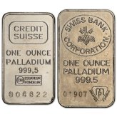 Palladium Purity Bars: 1 oz. Fine Quality Bullion