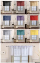 Waterfall Sheer Window Valance