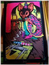 Mystic Retro Illumination Print by Petagno