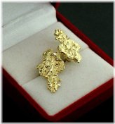 Golden Nugget Stud Earrings