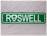 Roswell UFO Incident Metal Sign