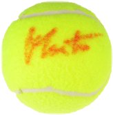 Martina Navratilova Red Logo Tennis Ball Autograph