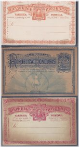 Honduras Postal Card Collection - 1890s to 1900