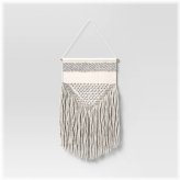 White Woven Wall Hanging by Threshold