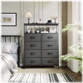Modern Elegance 8-Drawer Storage Tower