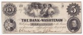 Vintage Washtenaw County Banknote