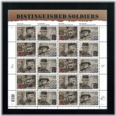 Distinguished Soldiers Postage Stamp Collection
