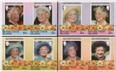 Vintage Queen Mother Commemorative Stamp Set