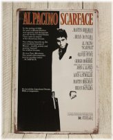 Vintage Style Scarface Movie Poster Tin Metal Sign