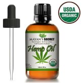 Organic Hemp Seed Oil - Cold Pressed and Unrefined (4oz)