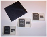 Triple Pack MicroSD Bundle with Cleaning Cloth