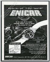 Timeless Treasures: Enicar Seapearl 600 Vintage Print Ad
