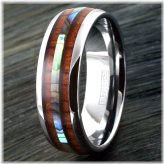 Tropical Harmony Tungsten Ring